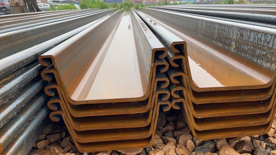 Steel Sheet Pile Sheet Pile Cheap Price 15.5mm Thickness Steel Sheet Pile
